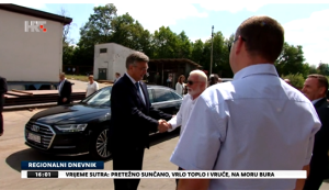 Croatian Prime Minister Andrej Plenković in visit at DOK-ING's branch office in Slunj