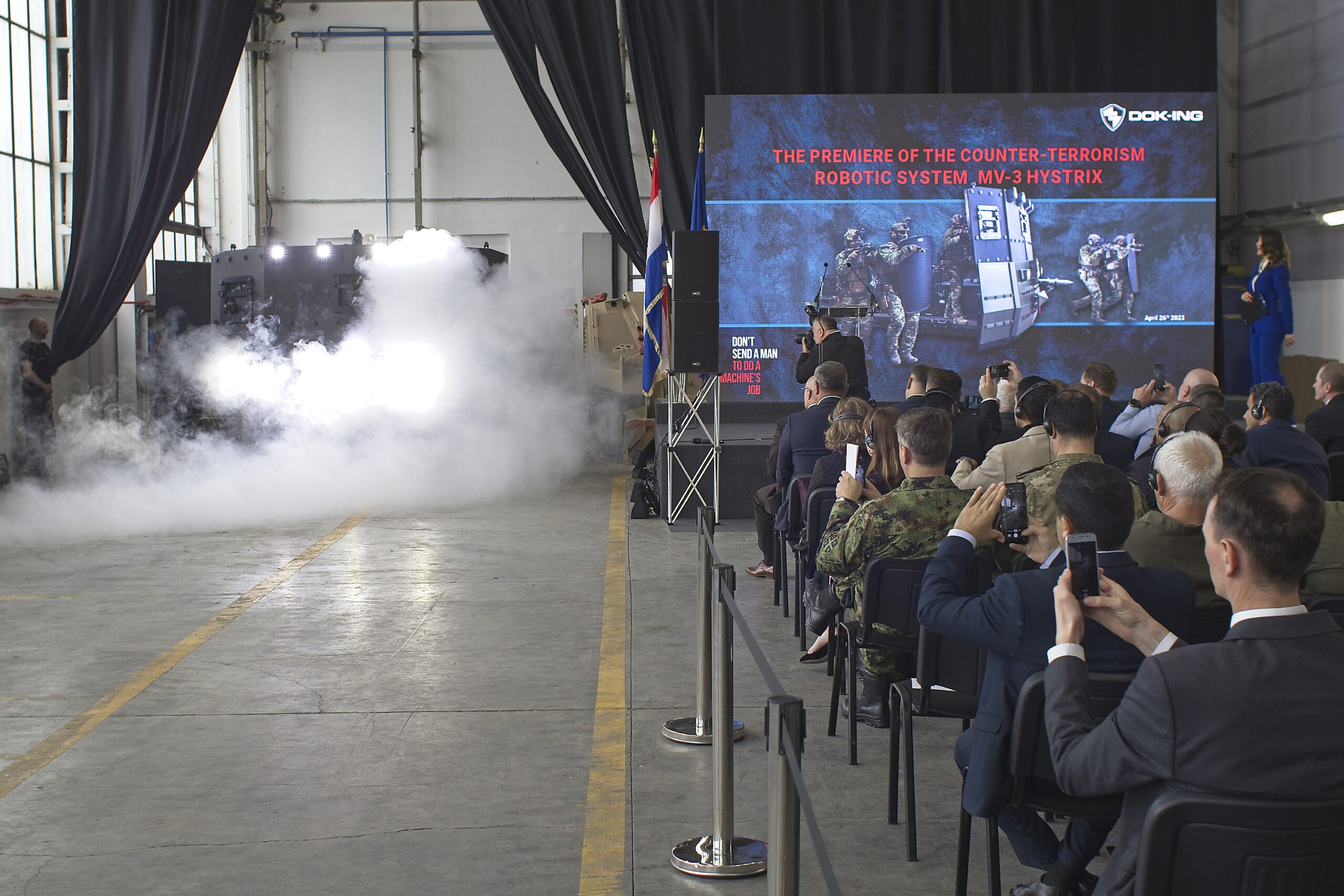 Premiere of DOK-ING's Counter-Terrorism Robotic System