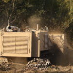 DOK-INGs MV-4 demining system in action