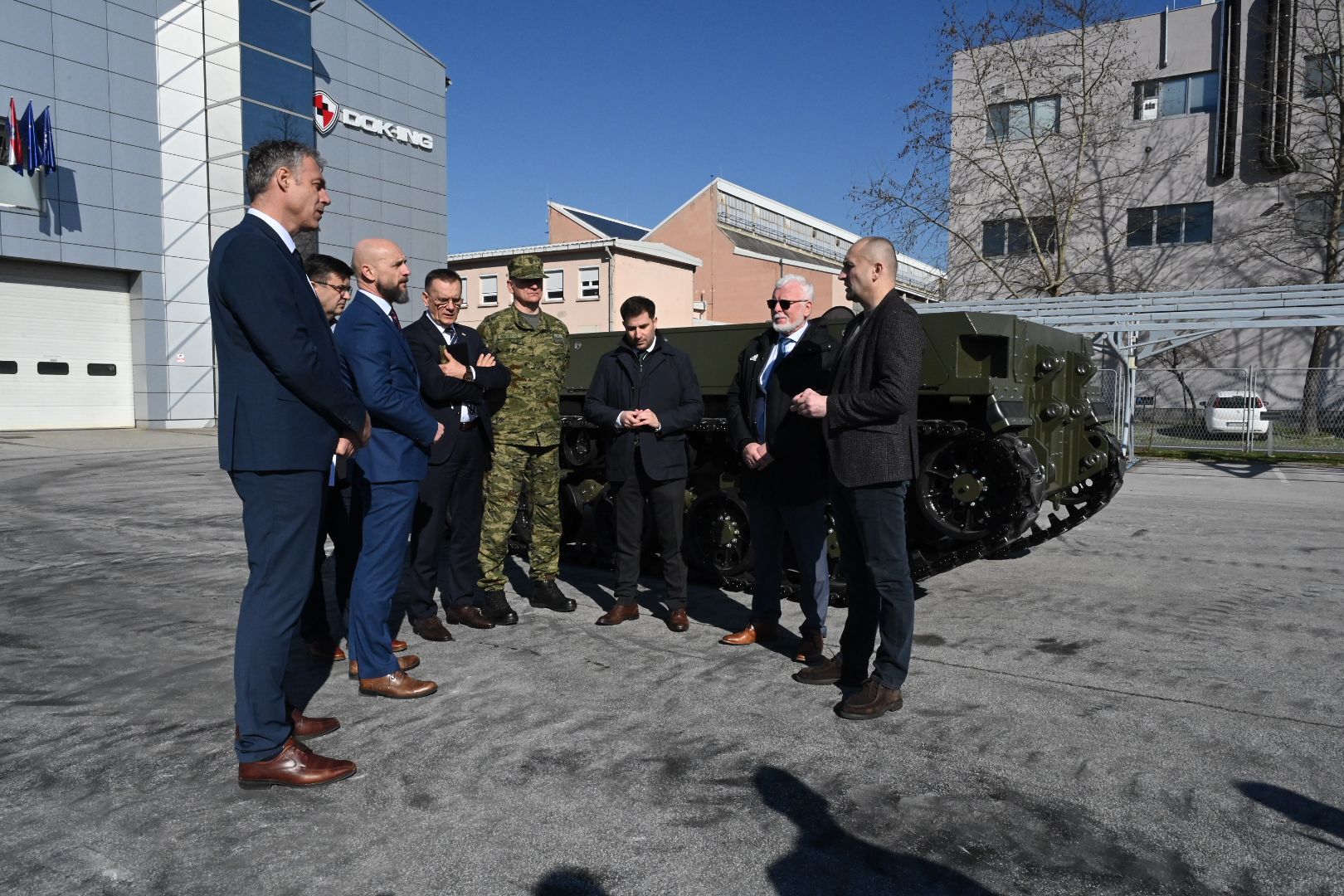 Deputy Prime Minister and Minister of Defence of the Republic of Croatia, Ivan Anušić visited DOK-ING