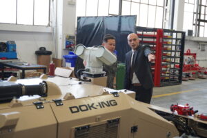 Korean delegation at DOK-ING