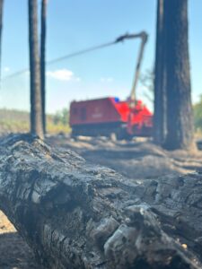 DOK-ING's MVF-5 robotic system deployed in wildfire zone in Germany