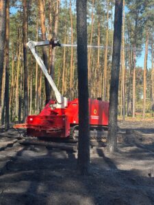 DOK-ING's MVF-5 robotic system deployed in wildfire zone in Germany