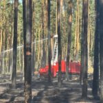 DOK-ING's MVF-5 robotic system deployed in wildfire zone in Germany